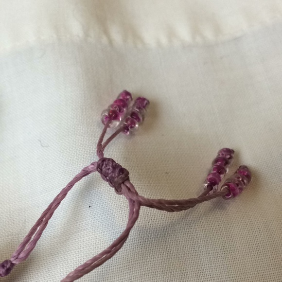 Bead and cord bracelet - Picture 5 of 5